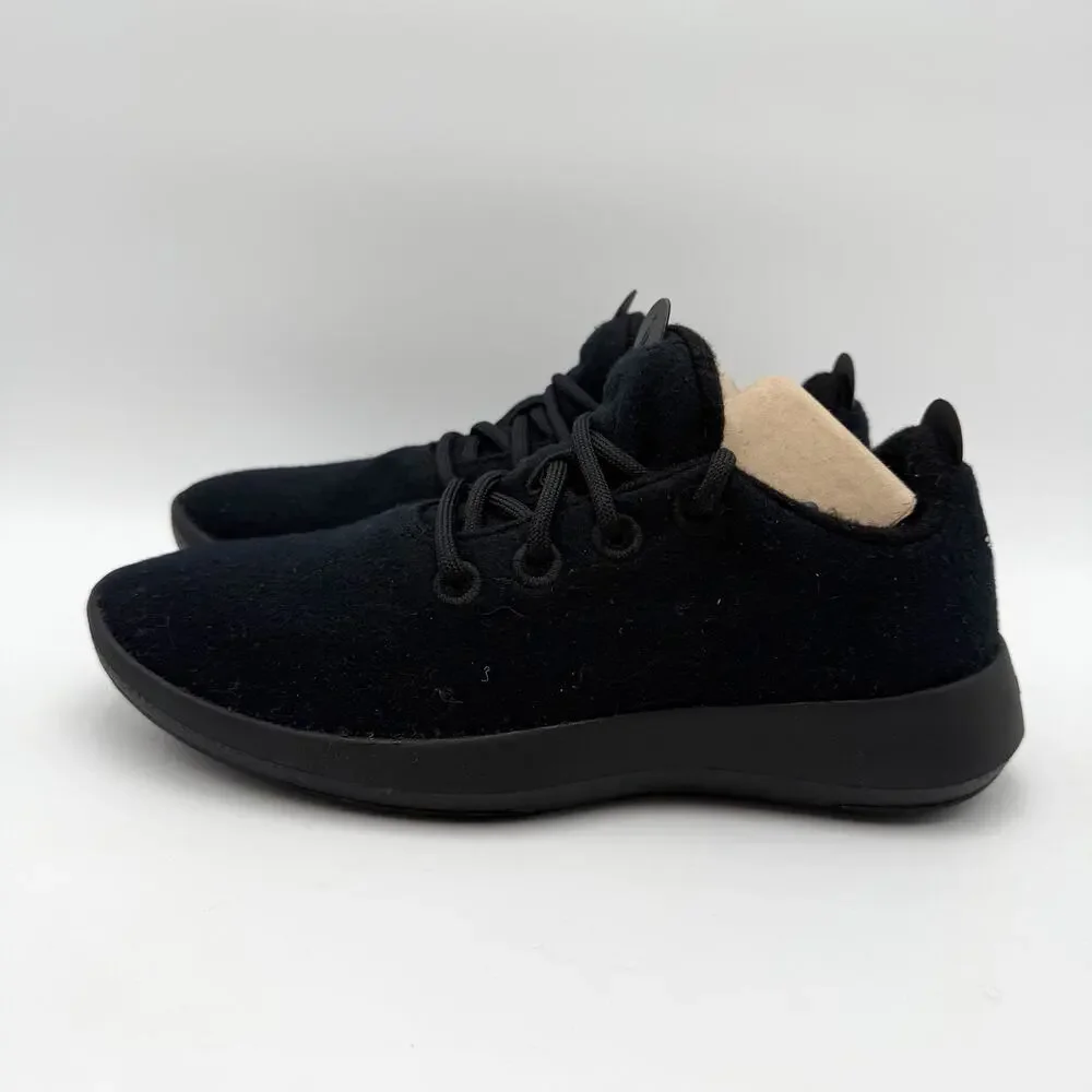 Allbirds Mens Wool Runner Mizzle Sneakers US 7 EU 39.5 Black Athletic NIB